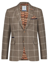 Load image into Gallery viewer, Fish Named Fred Big Check Blazer (Sand or Red)