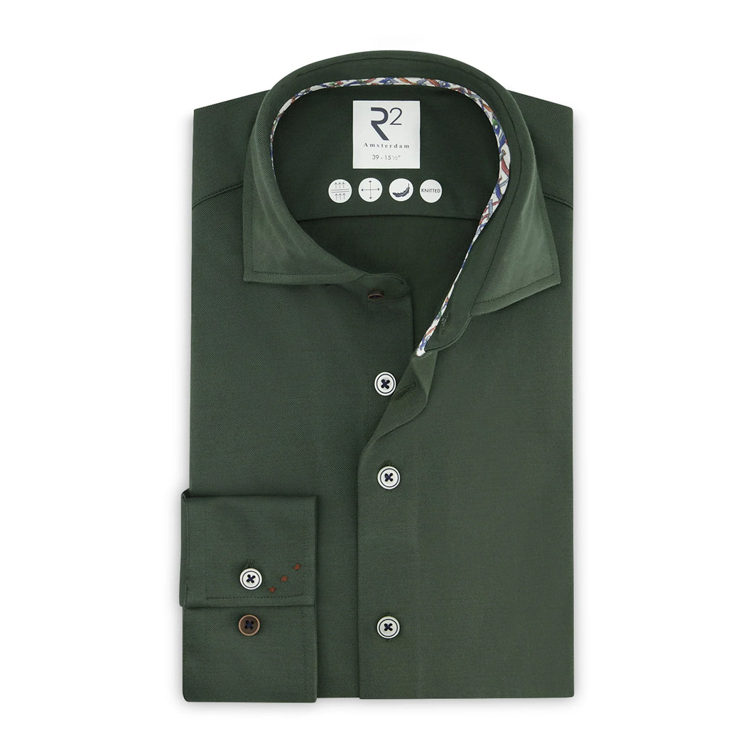 R2 Widespread Dark Green Shirt