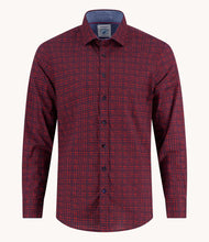 Load image into Gallery viewer, A Fish Named Fred Red Unven Check Shirt
