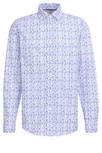 Load image into Gallery viewer, Fil Noir White/Blue Floral Treviso Shirt
