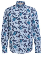 Load image into Gallery viewer, Fil Noir Blue Floral Treviso Shirt
