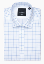 Load image into Gallery viewer, Rembrandt London White &amp; Blue Large Check Shirt
