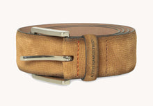 Load image into Gallery viewer, Fish Named Fred Suede Leather Belt
