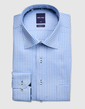 Load image into Gallery viewer, Abelard Blue Briancon Check Shirt
