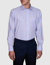 Load image into Gallery viewer, Abelard Orange Cap Ferrat Check Shirt
