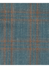 Load image into Gallery viewer, Rembrandt Hawker Teal Blue &amp; Brown Check Blazer
