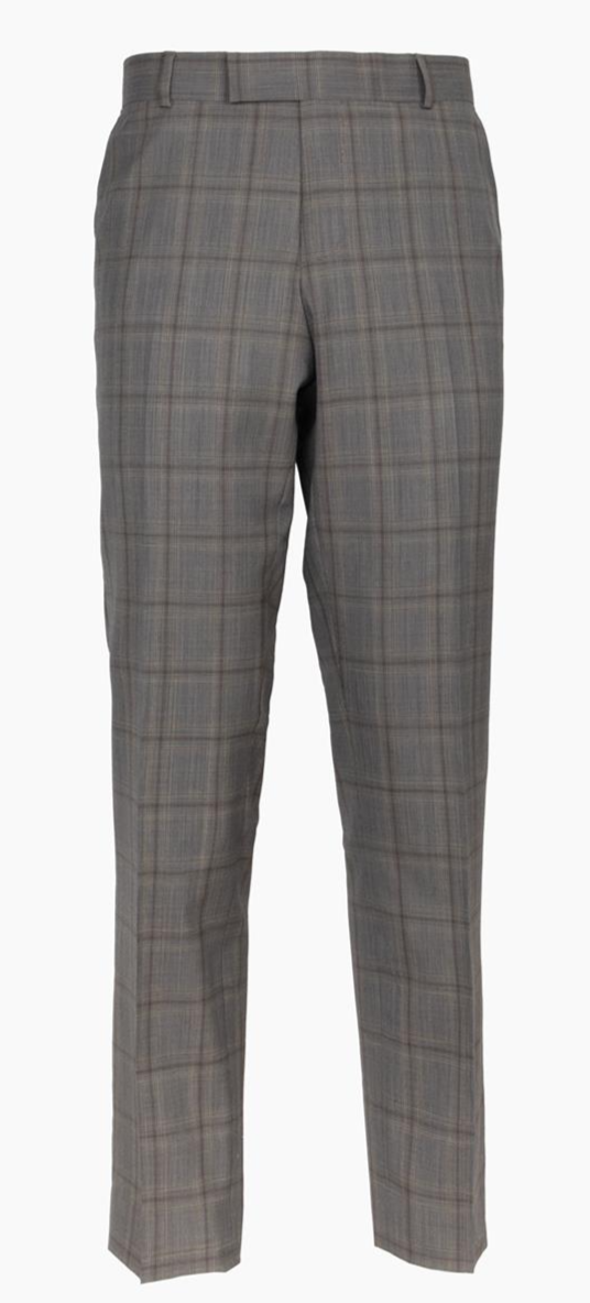 Rembrandt Lotus Grey & Brown Check Suit Trouser