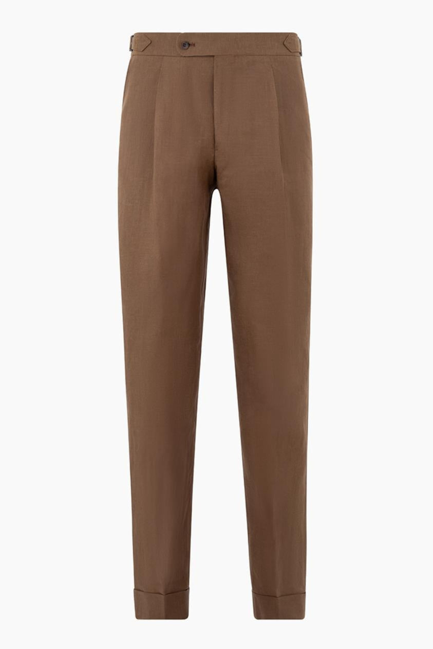 Rembrandt Evans Brown Linen Trouser