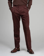 Load image into Gallery viewer, Rembrandt Evans Maroon Cotton-Cashmere Trouser
