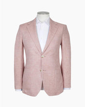 Load image into Gallery viewer, Rembrandt Malta Pink H'Bone Linen Blazer
