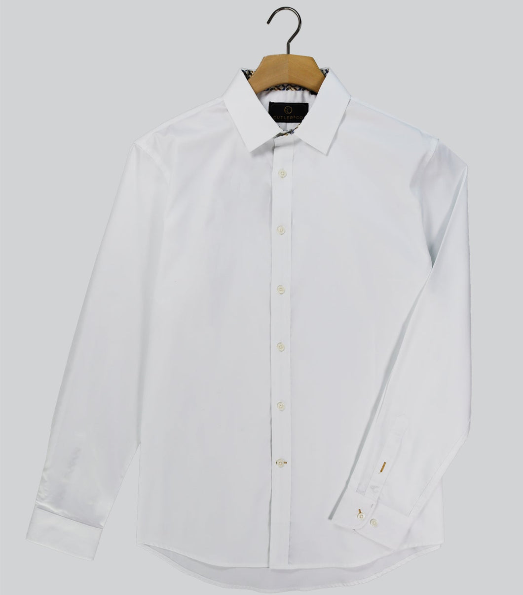 Cutler & Co Barrett White Shirt