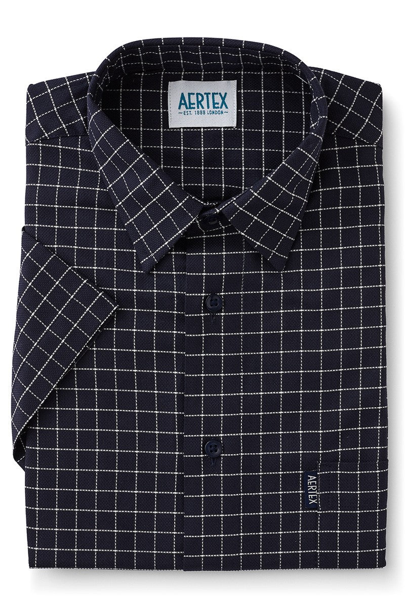 Aertex Somerset Navy Shirt