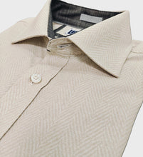 Load image into Gallery viewer, Lichfield LFD Biege H&#39;Bone Casual Shirt
