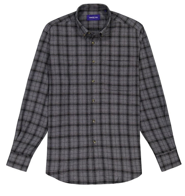 Country Look Charcoal Galway Shirt