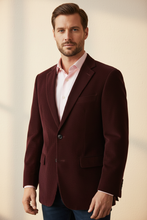Load image into Gallery viewer, Aiden in Burgundy Wide-Wale Corduroy
