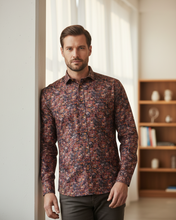 Load image into Gallery viewer, Autumnal Botanical Shirt - Aiden Paisley
