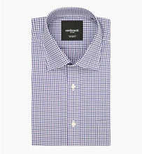 Load image into Gallery viewer, Rembrandt Sinatra Purple &amp; Navy Check Shirt
