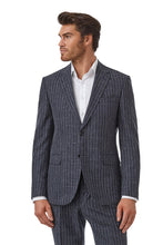 Load image into Gallery viewer, Cambridge Kensington Navy Pinstripe Blazer
