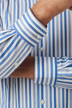 Load image into Gallery viewer, Cambridge Hadfield Blue Stripe Shirt
