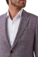 Load image into Gallery viewer, Dom Bagnato Angelo Bordeaux Check Blazer
