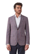 Load image into Gallery viewer, Dom Bagnato Angelo Bordeaux Check Blazer
