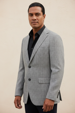 Load image into Gallery viewer, Kai in Grey Blazer – Black Shirt
