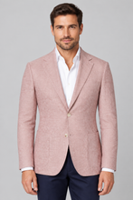 Load image into Gallery viewer, Pink jacket with navy trousers
