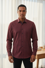 Load image into Gallery viewer, Red Uneven Check Shirt - Chief Kai Redo
