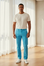 Load image into Gallery viewer, Sky Blue Chino - Elbow Down
