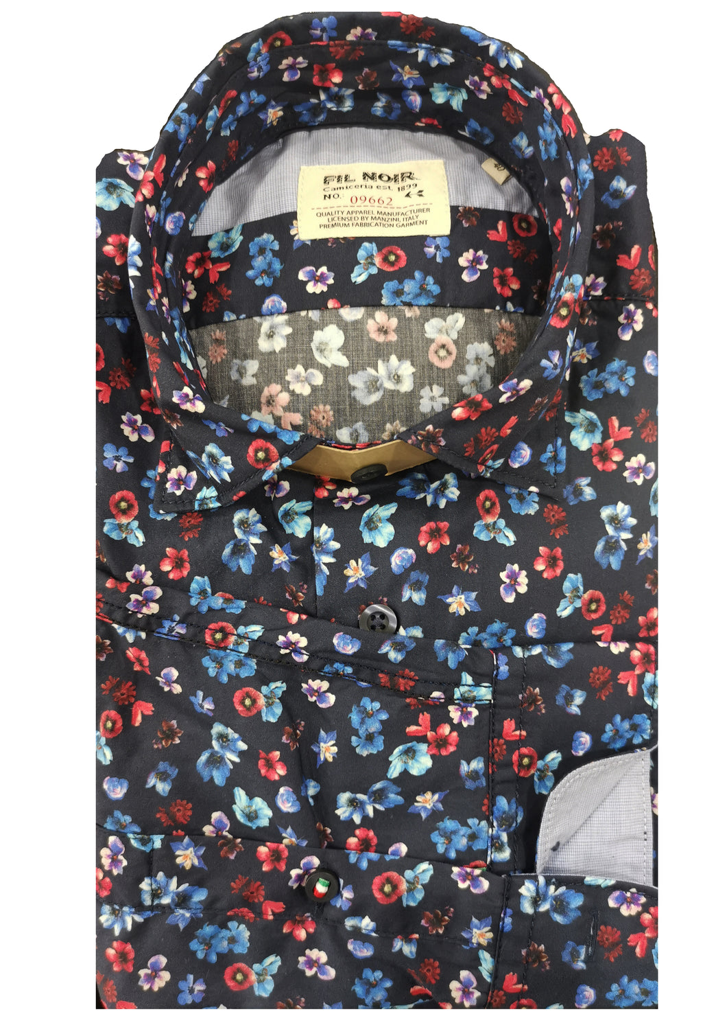 Fil Noir Marina Treviso Floral Shirt